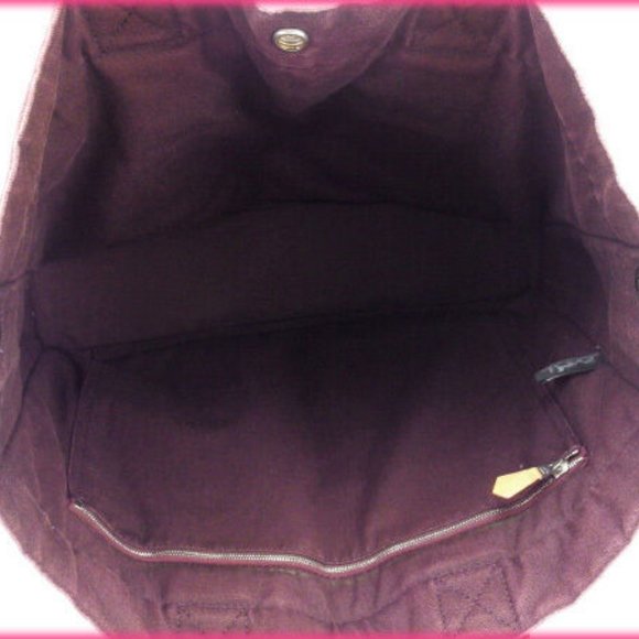 Authentic Hermes Tote bag Fourre Tout Purple Red Woman  Used - Picture 4 of 5